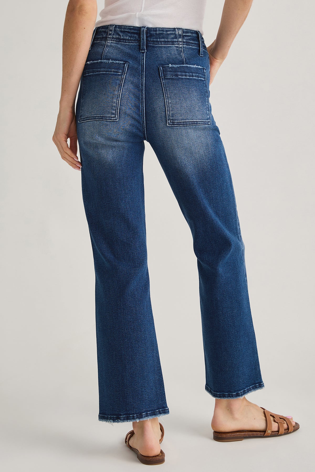 Risen Rosie Ankle Flare Jeans