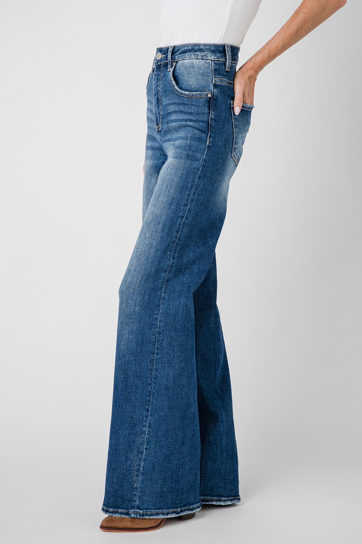 Risen Maureen High Rise Wideleg Jeans