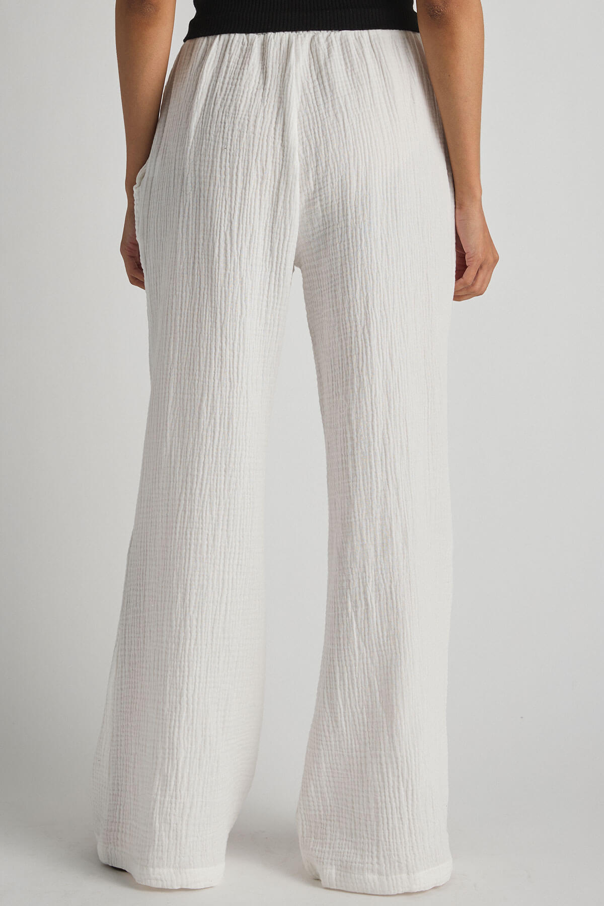 Ocean Drive Gauze Wideleg Beach Pants