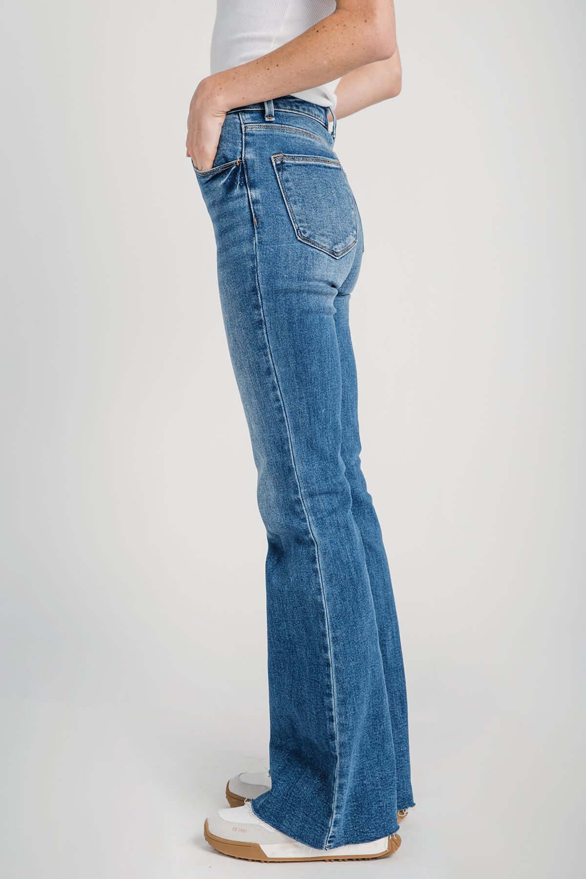 Risen Harper High Rise Boot Cut Jeans