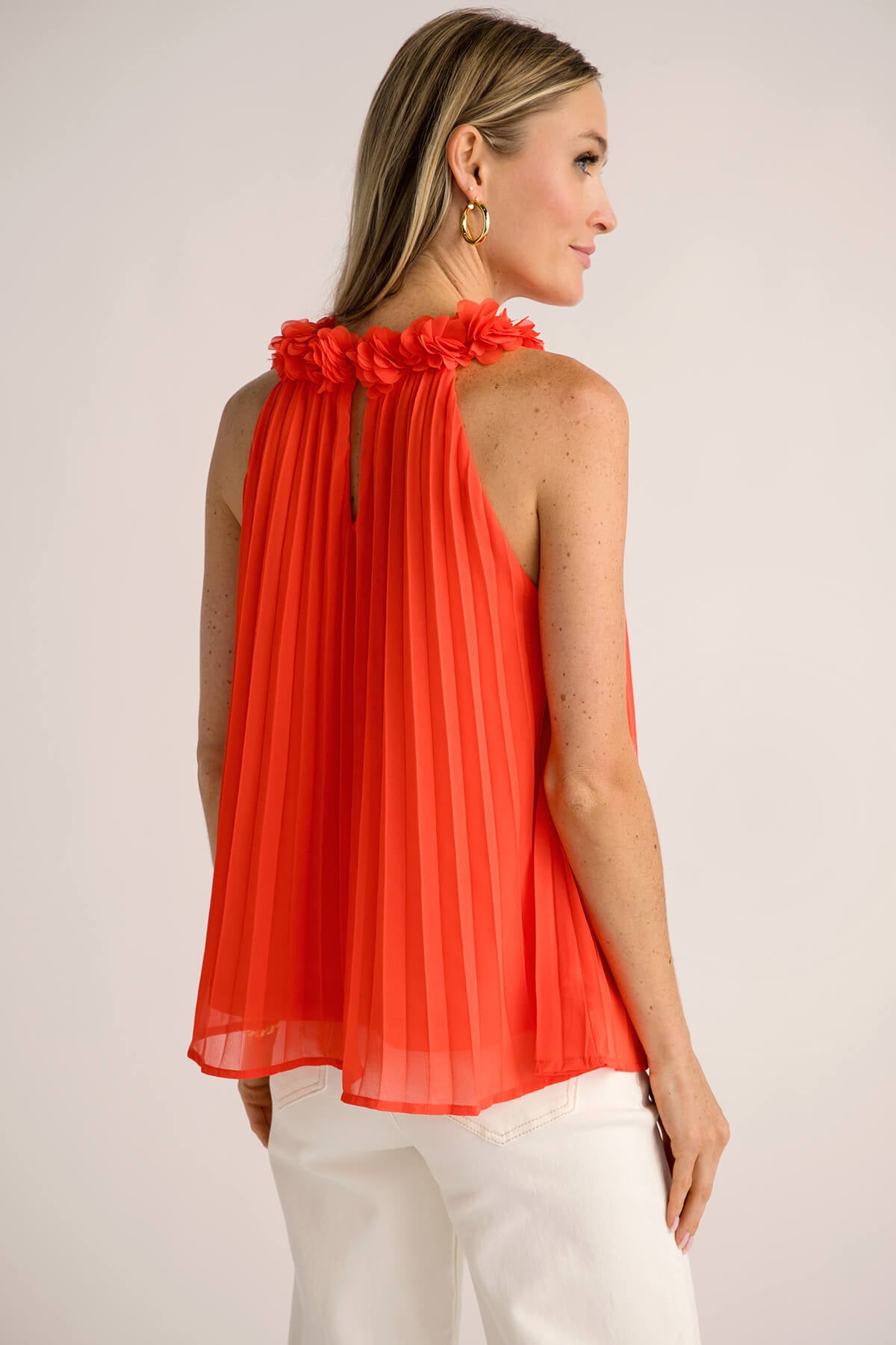 Flying Tomato Pleated Top