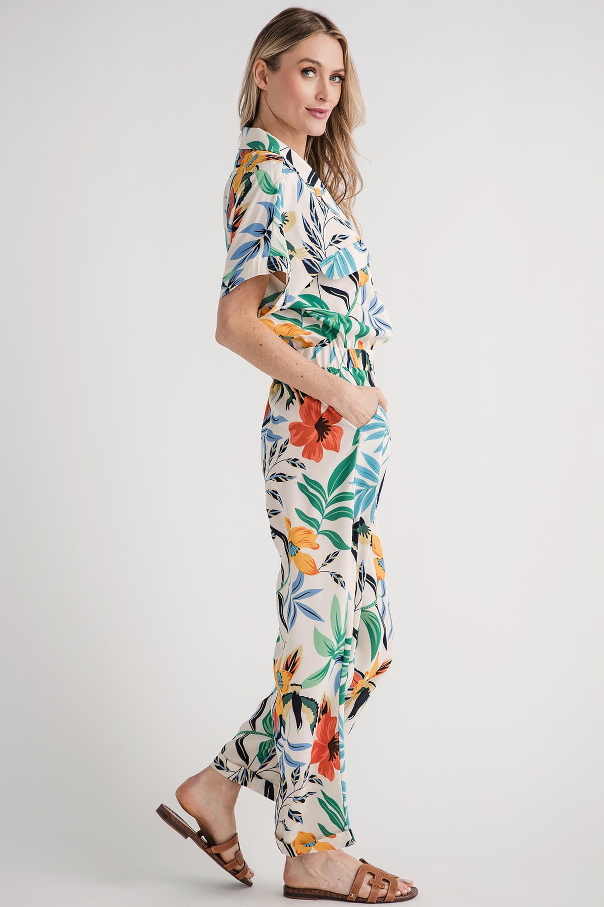 Eesome Floral Print Jumpsuit