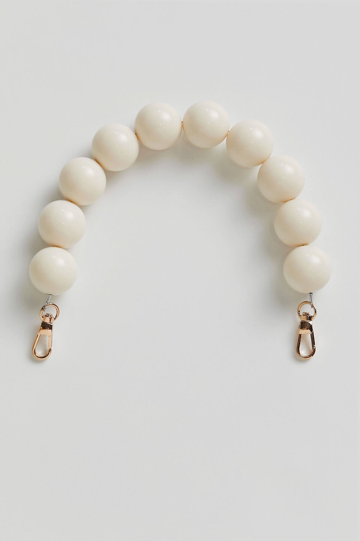 Large Bead Strap (White)