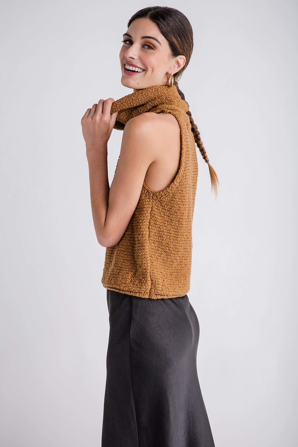 By Together Sleeveless Mockneck Sweater