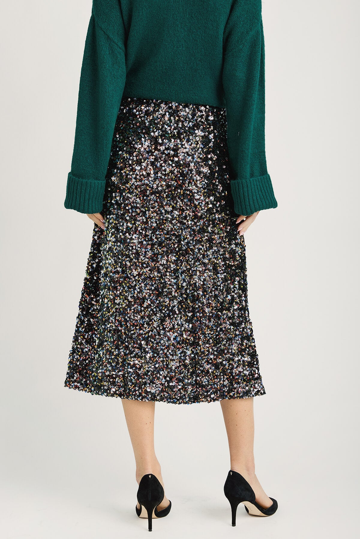 By Together Sequin Midi Skirt