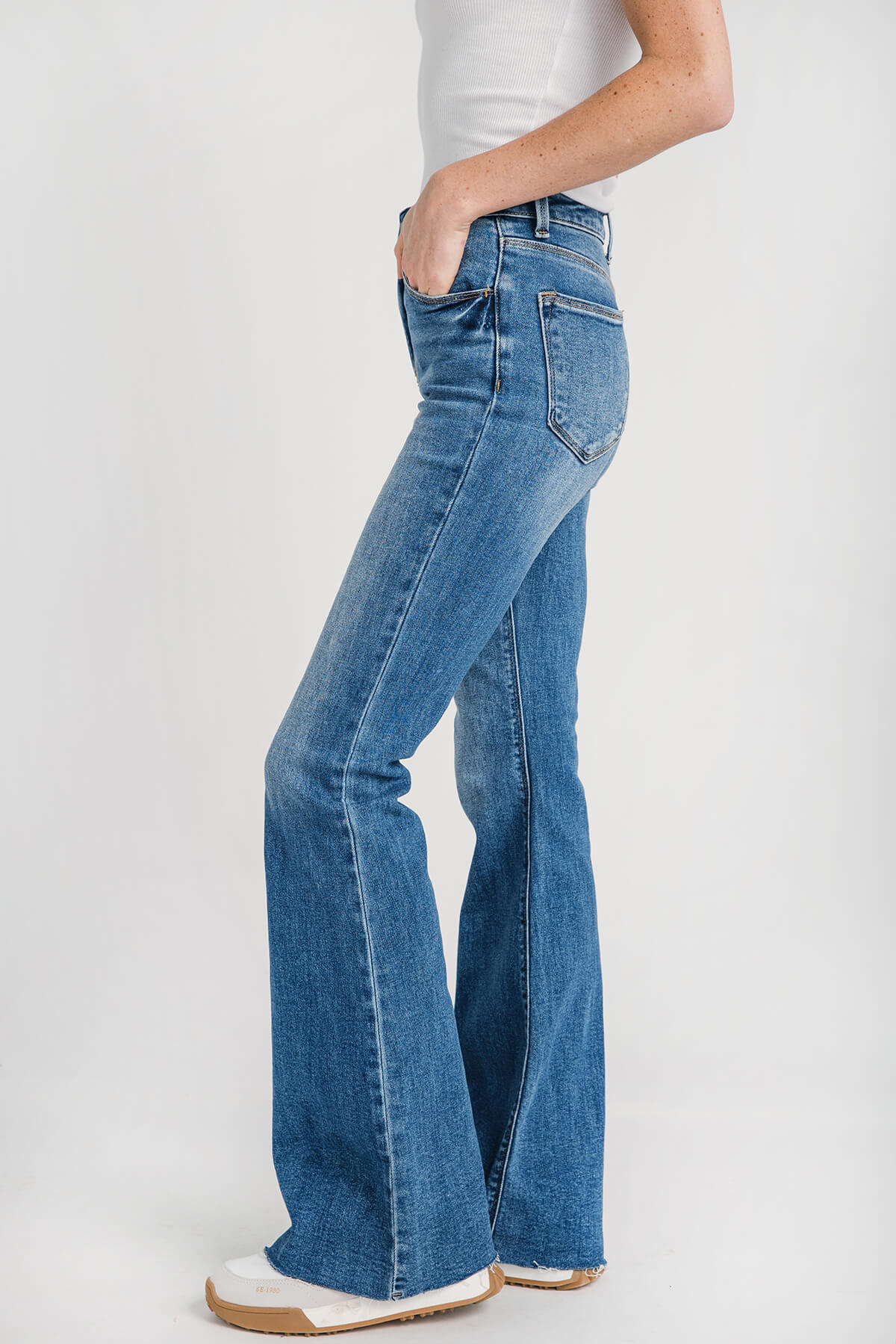 Risen Harper High Rise Boot Cut Jeans