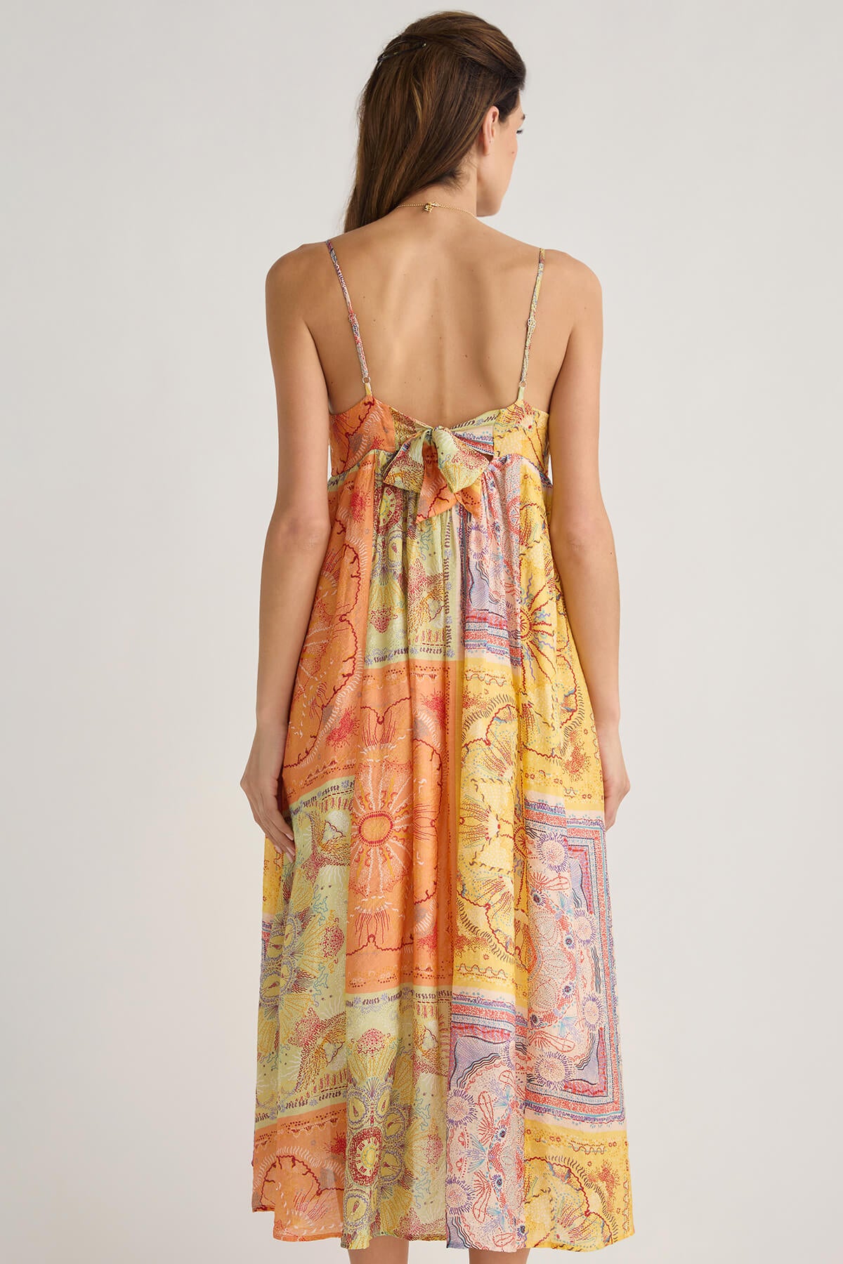 THML Patchwork Maxi Dress