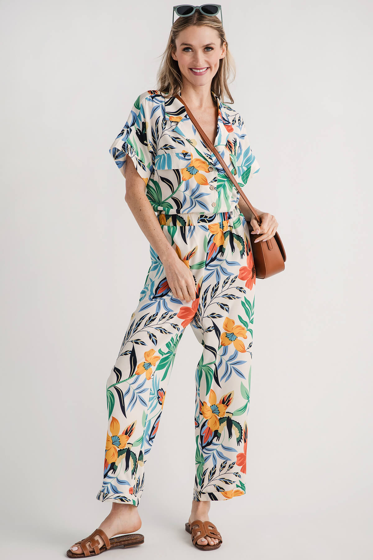 Eesome Floral Print Jumpsuit