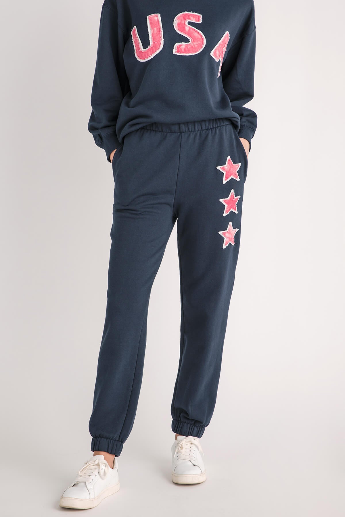 Vintage Havana Star Appliqué Sweatpants