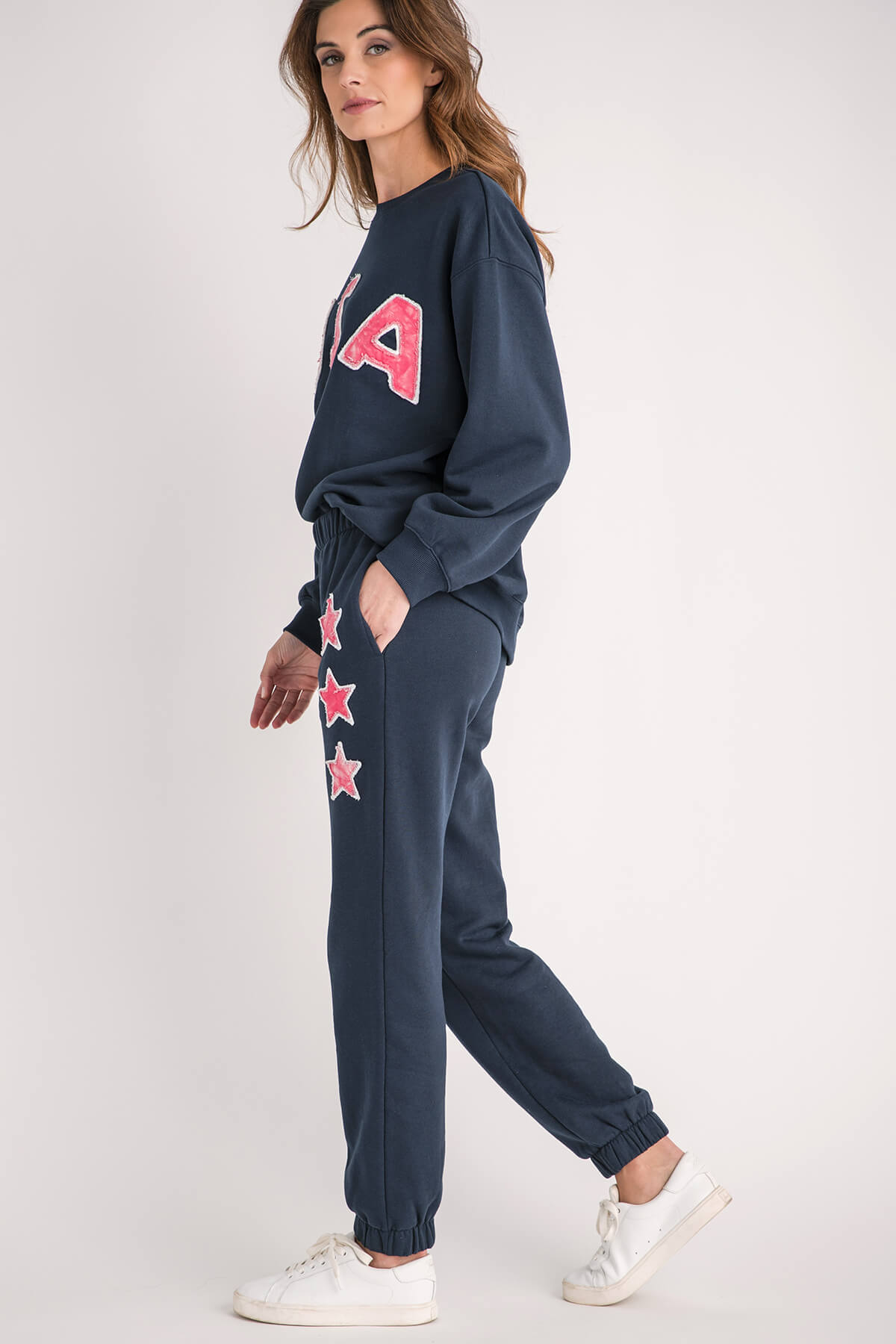 Vintage Havana Star Appliqué Sweatpants