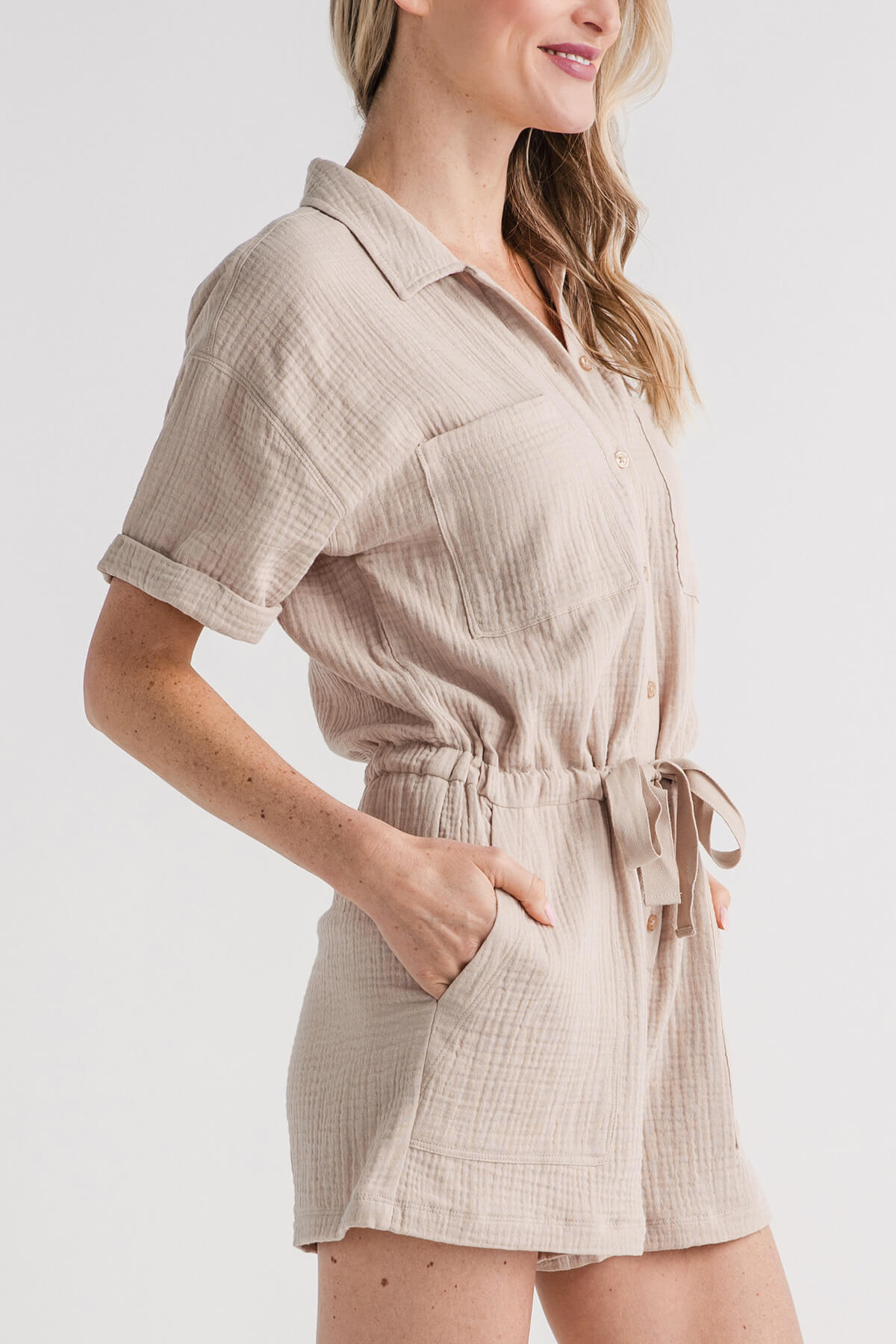 Z Supply Lookout Gauze Romper