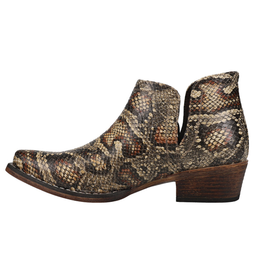 Ava Snake Snip Toe Cowboy Booties