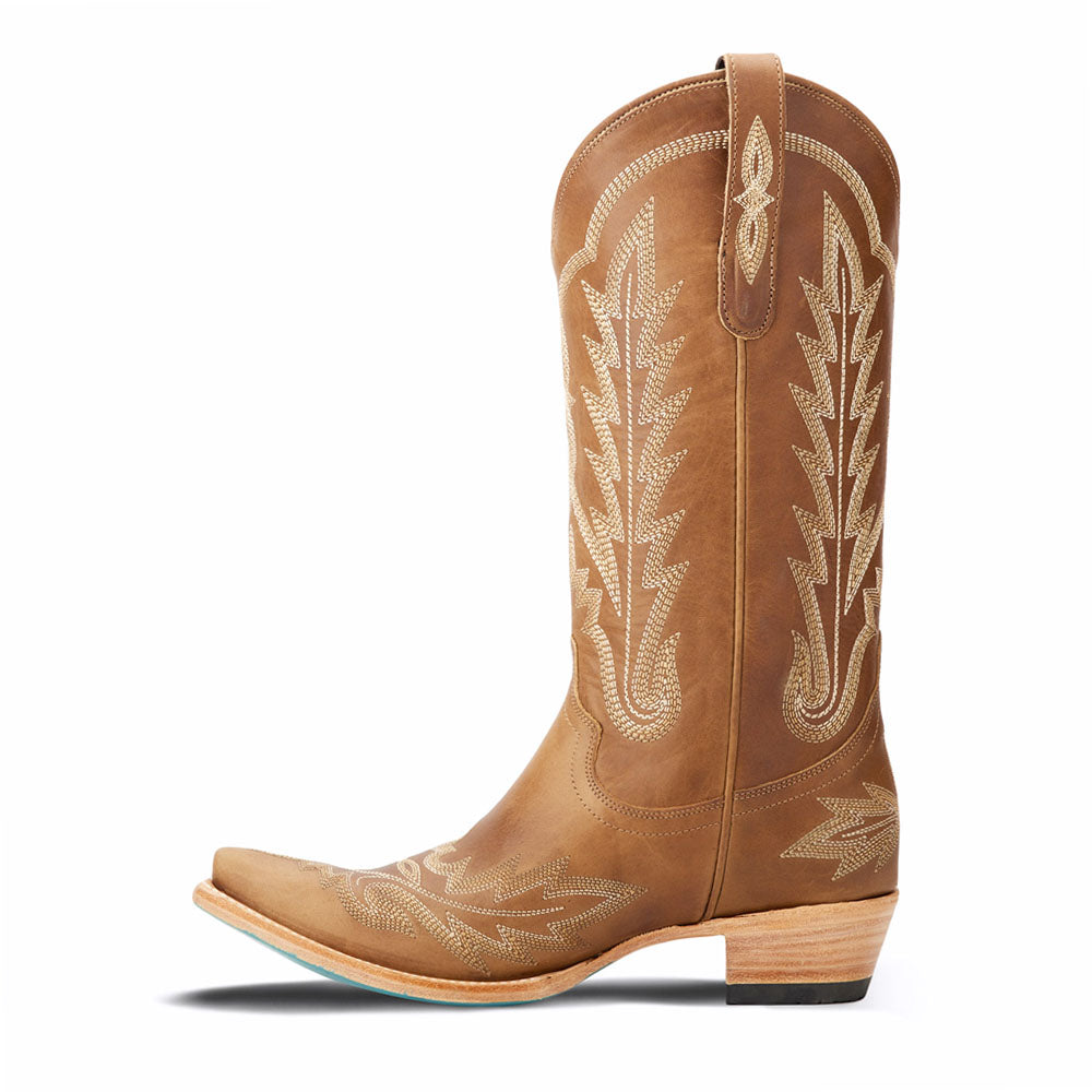 Lexington Embroidered Snip Toe Cowboy Boots