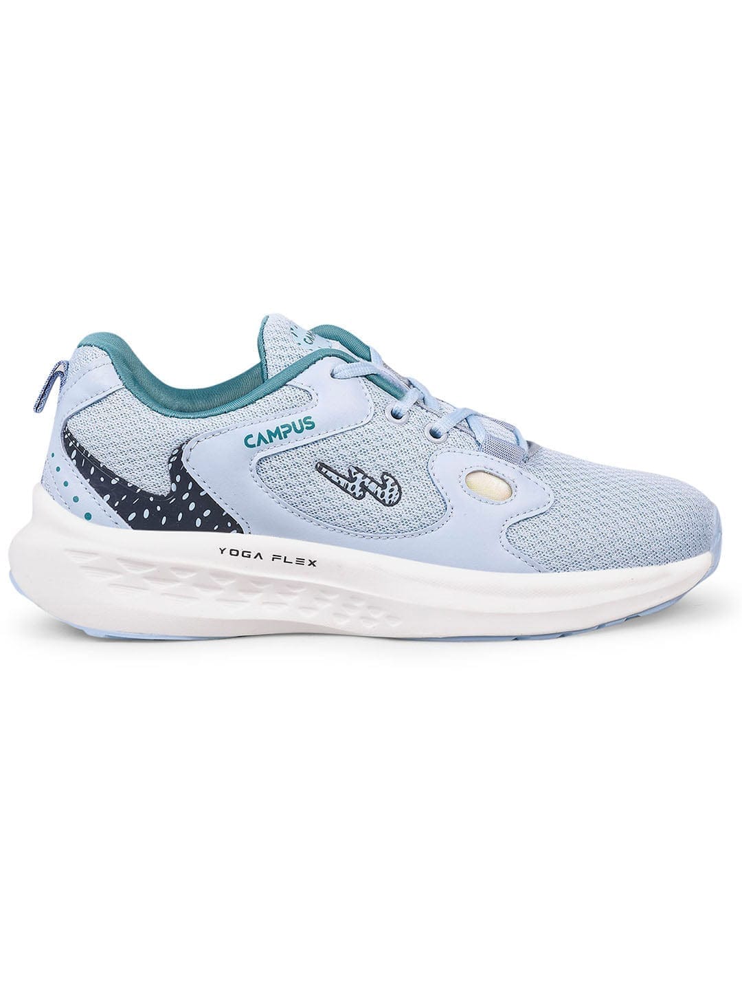 CAMP-GLITTER Blue Women's Sneakers