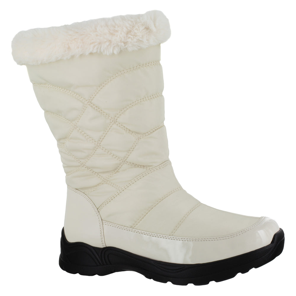 Cuddle Zippered Round Toe Boots