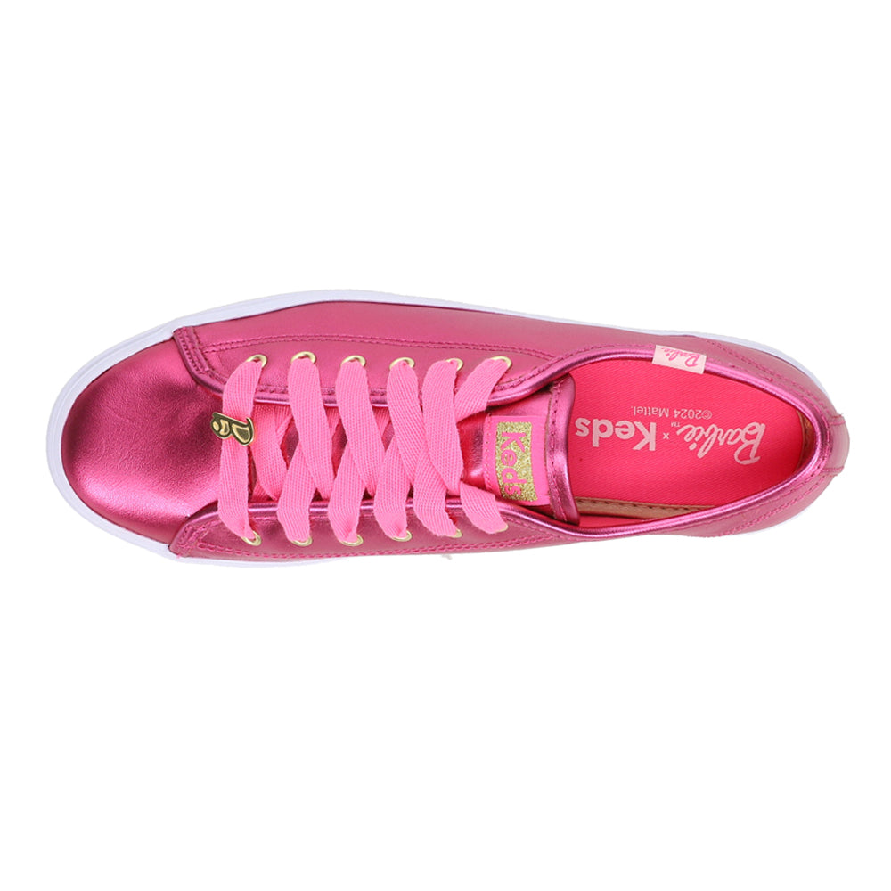 Keds x Barbie Triple Up Metallic Leather Platform Sneakers