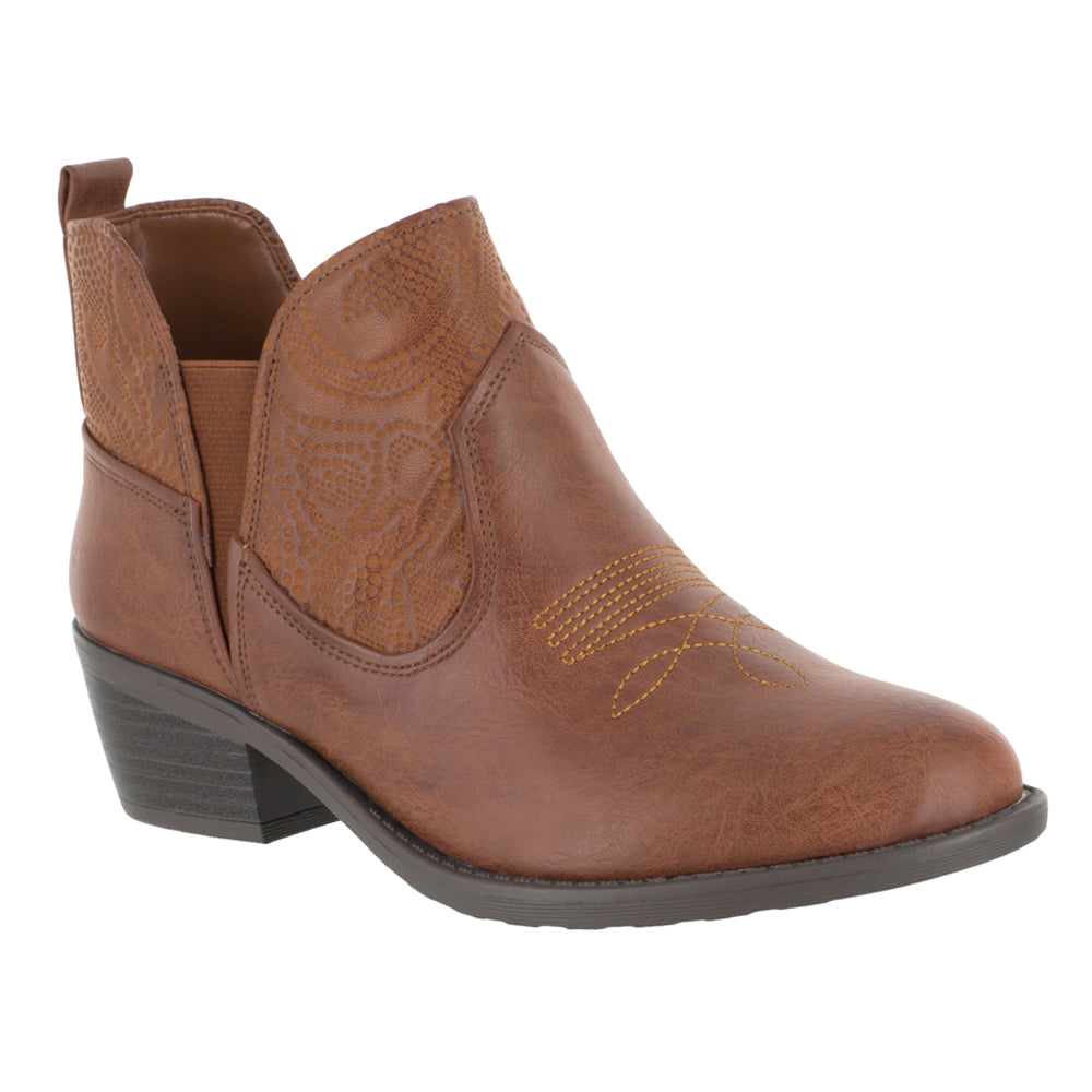 Legend Round Toe Western Booties