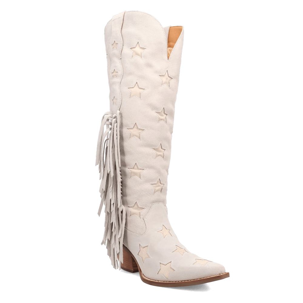 Super Star Fringe Snip Toe Cowboy Boots