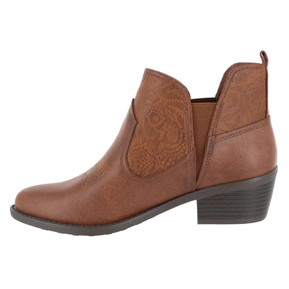 Legend Round Toe Western Booties