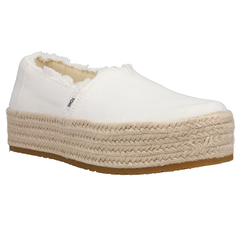 Valencia Platform Espadrille Slip On Flats