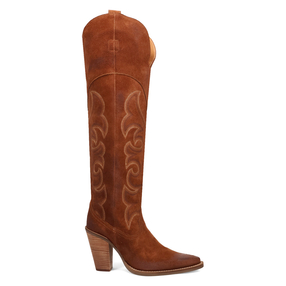 Primadonna Embroidered Snip Toe Zippered Cowboy Boots