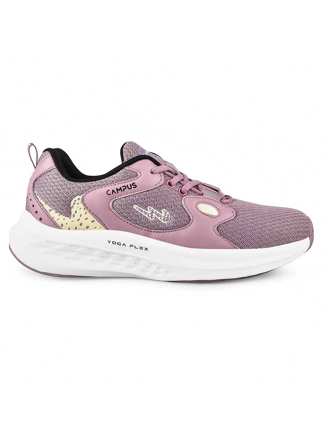 CAMP-GLITTER Mauve Women's Sneakers