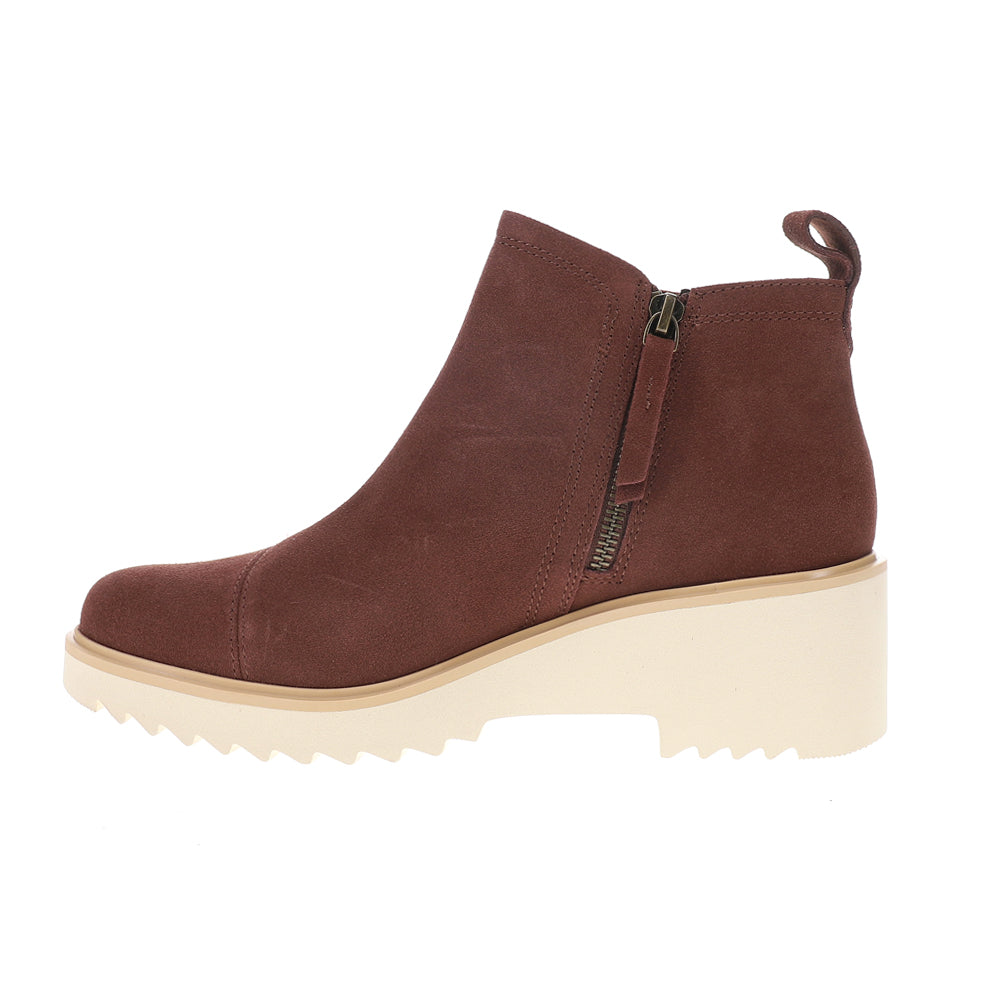 Maude Round Toe Wedge Chelsea Booties