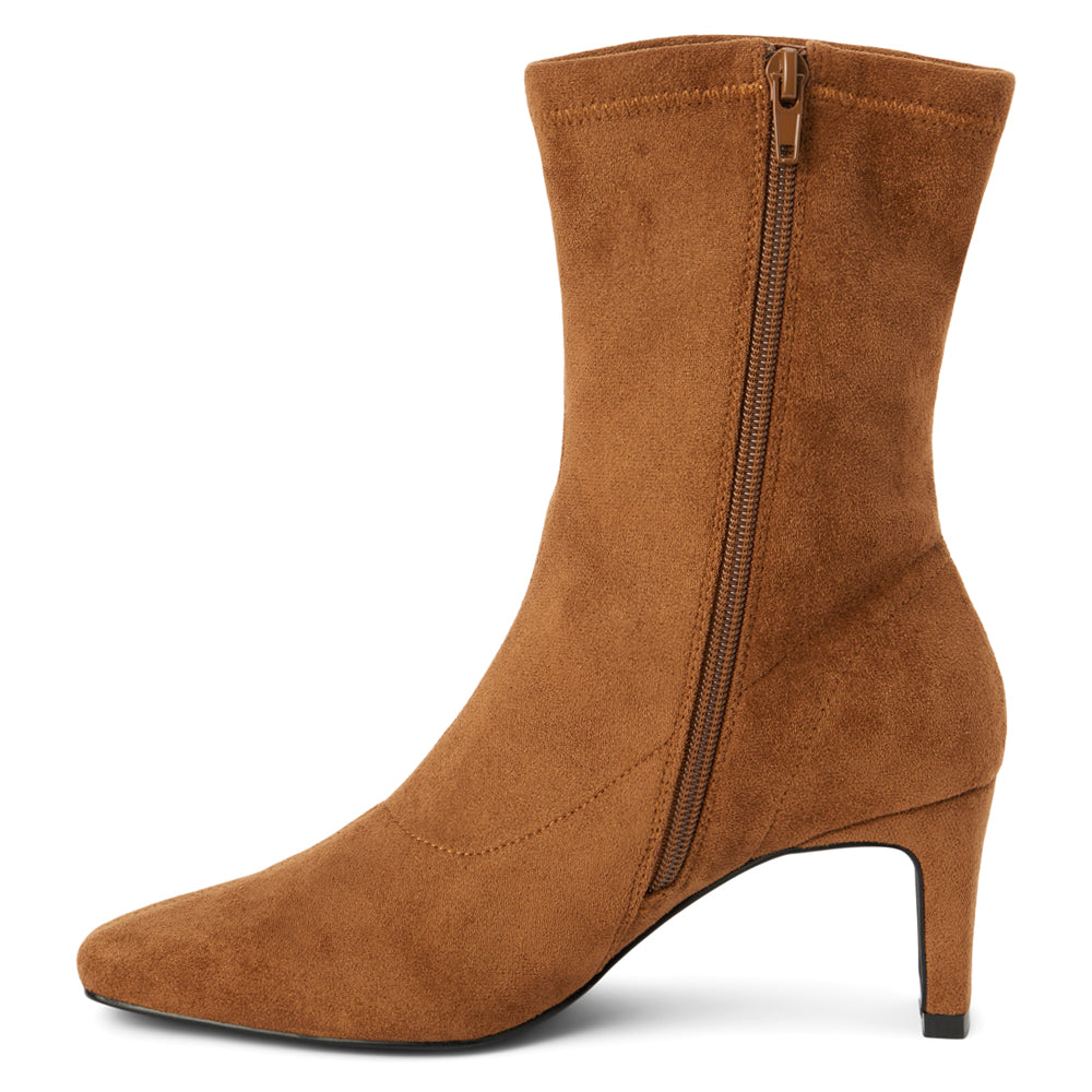 Loren Square Toe Zippered Boots