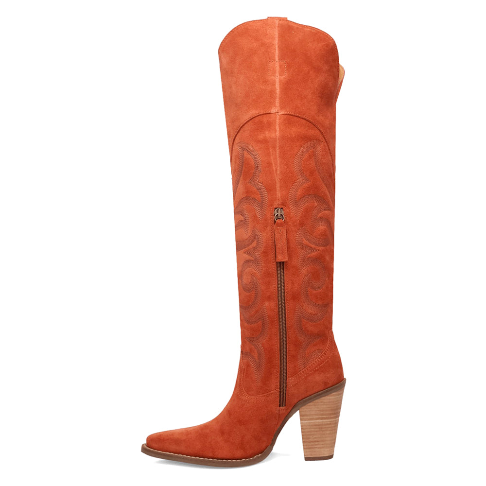 Primadonna Embroidered Snip Toe Zippered Cowboy Boots