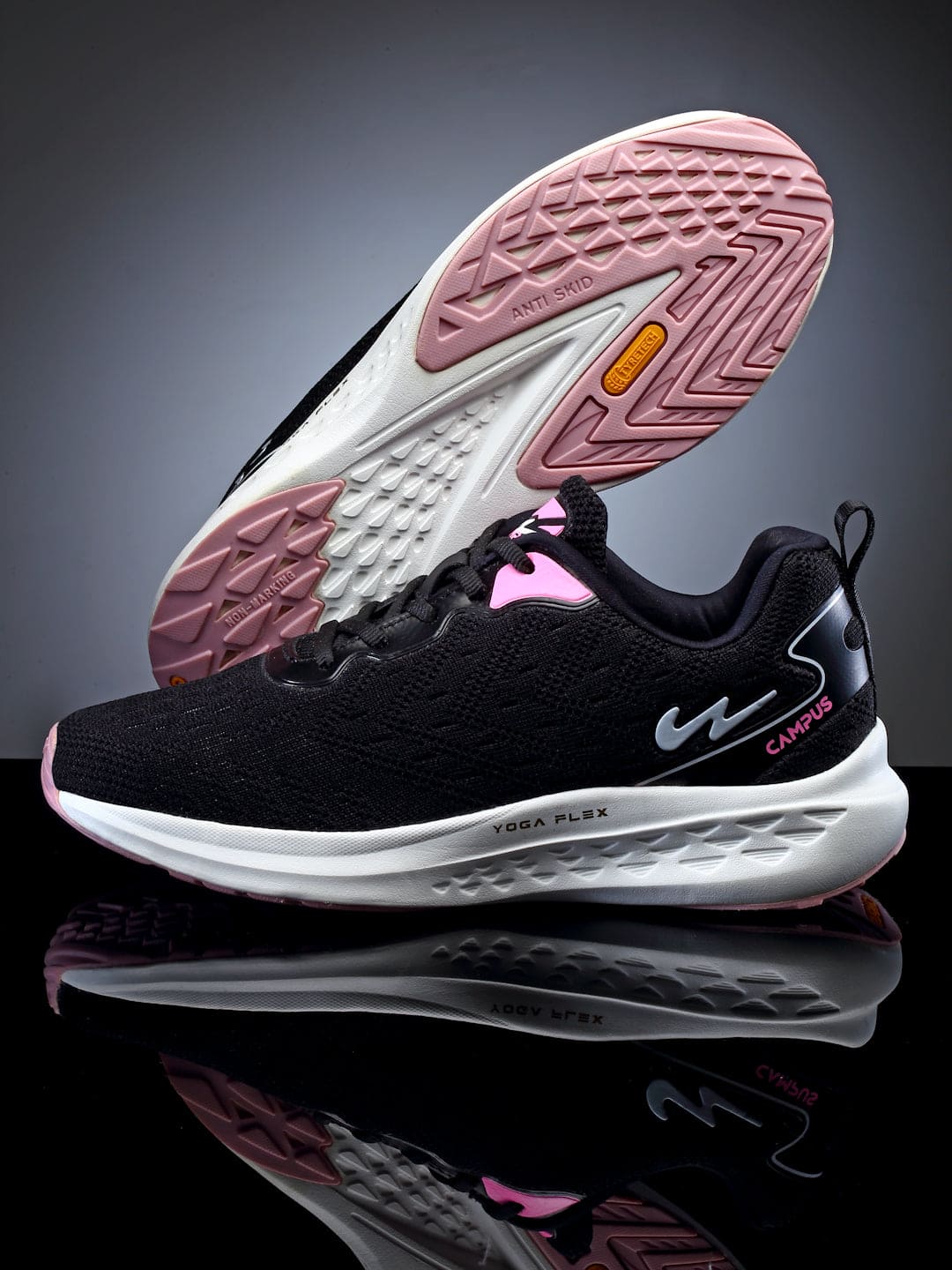 CAMP GABBIE Black Women's Running Shoes