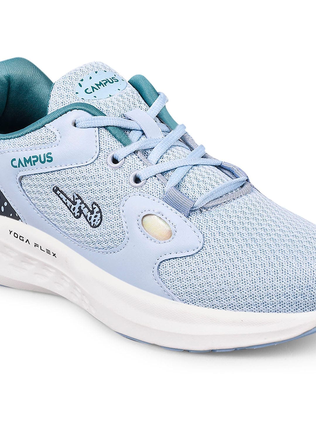 CAMP-GLITTER Blue Women's Sneakers