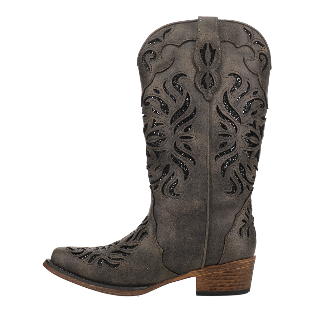 Riley Glitz Snip Toe Cowboy Boots