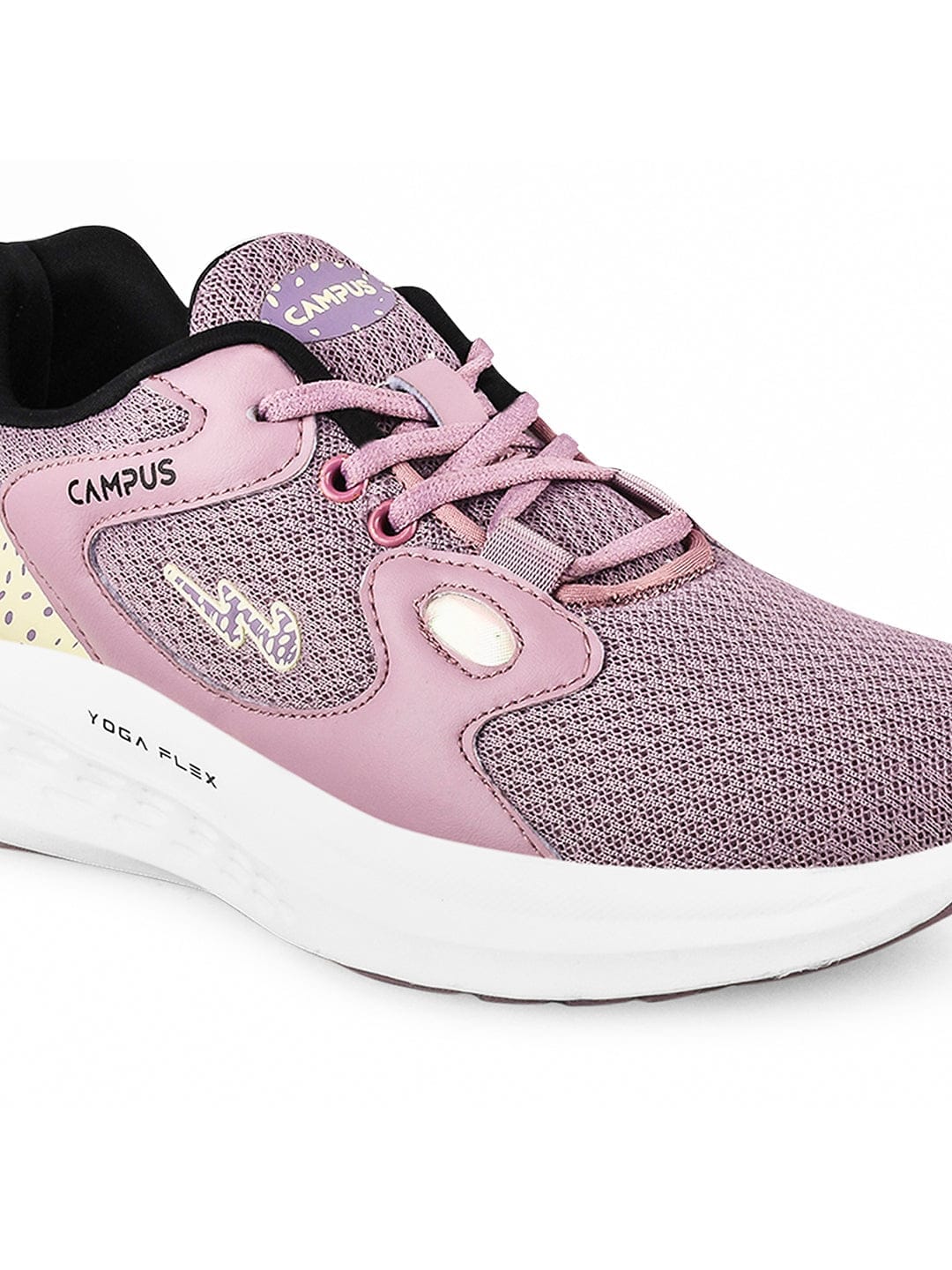 CAMP-GLITTER Mauve Women's Sneakers