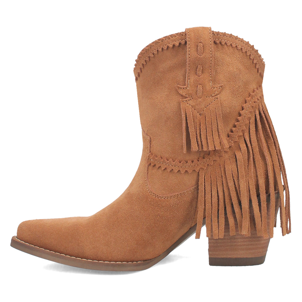 Fandango Fringe Snip Toe Cowboy Booties