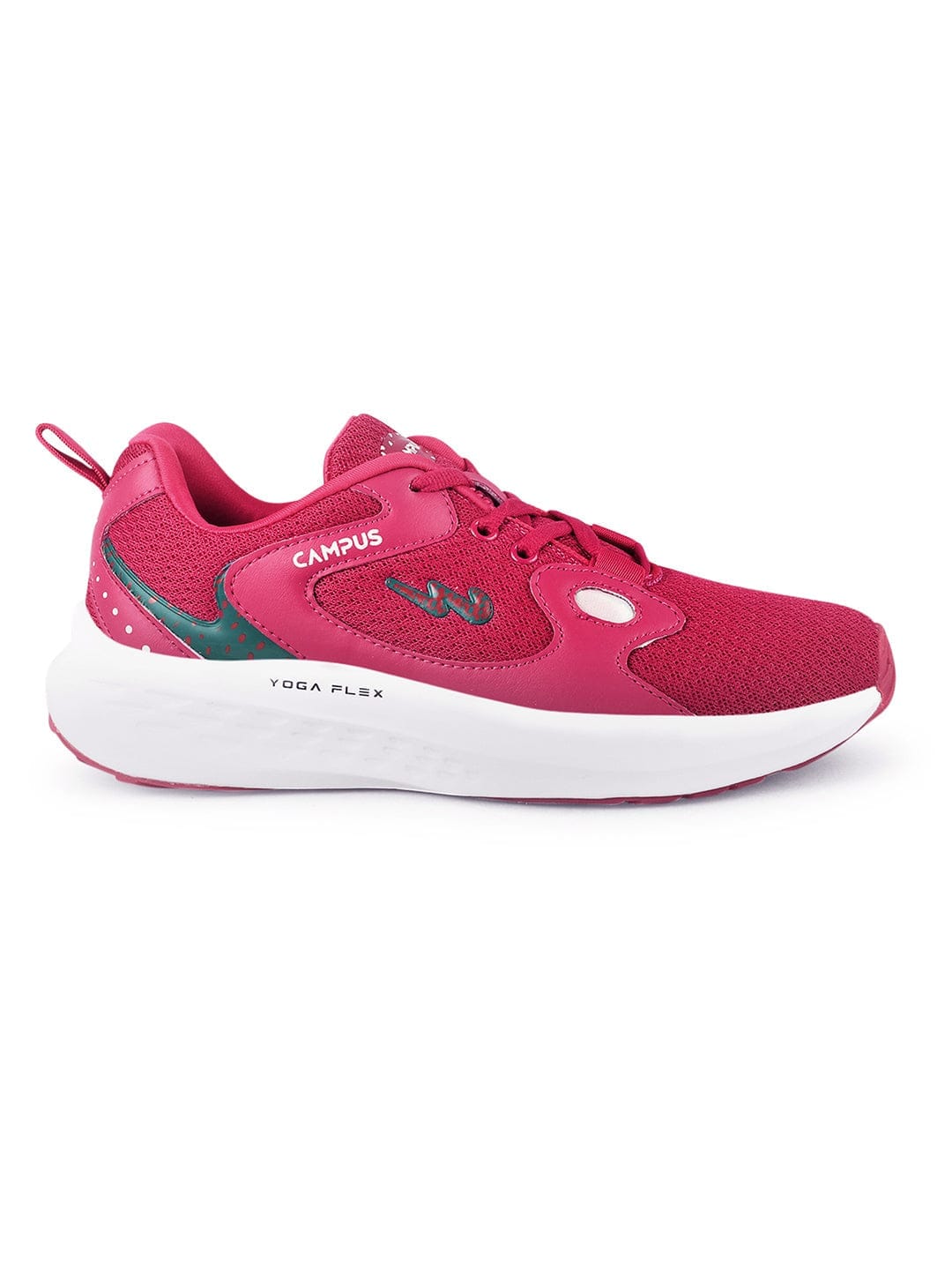 CAMP-GLITTER Red Women's Sneakers