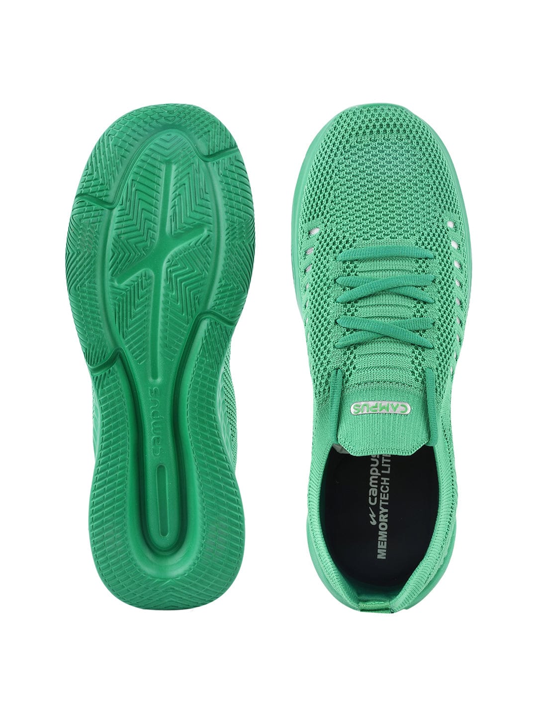 CAMP-FLEEK Green Women's Running Shoes