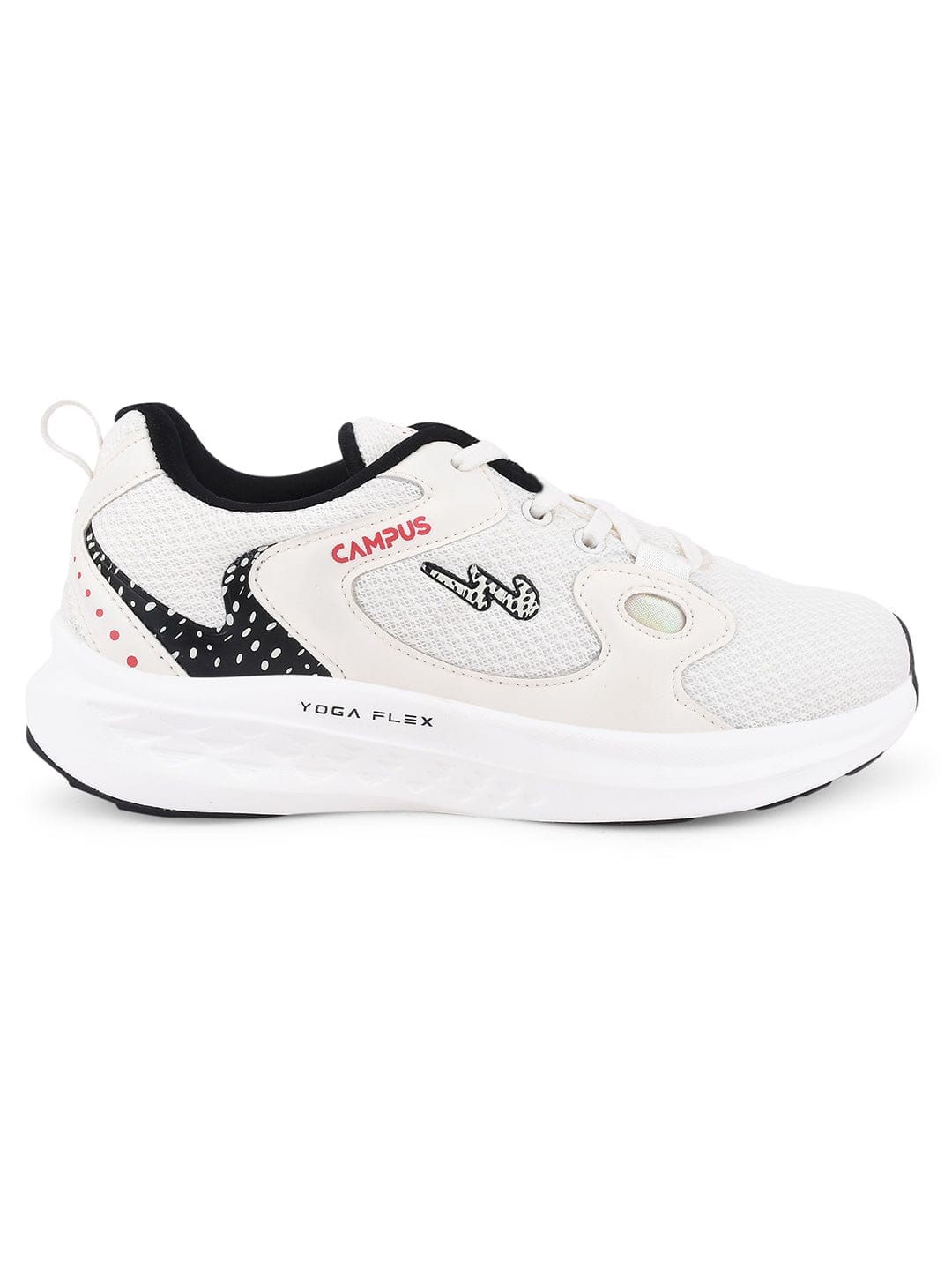 CAMP-GLITTER White Women's Sneakers