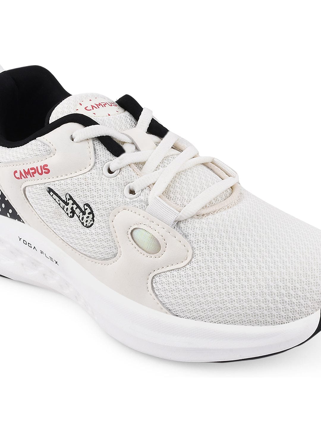 CAMP-GLITTER White Women's Sneakers