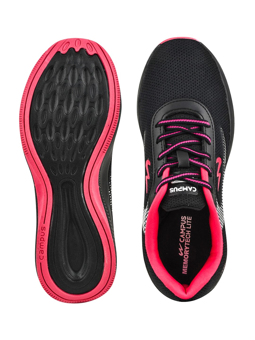 CAMP FIZZ Black Women's Running Shoes