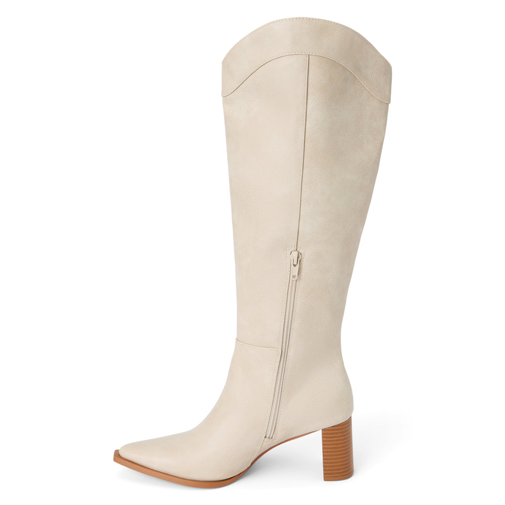 Bonnye Pointed Toe Zip Up Boots