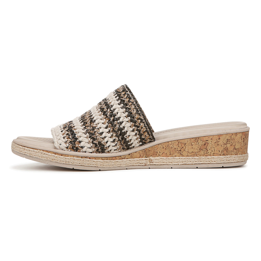 Breezy Slide Espadrille Wedge Sandals