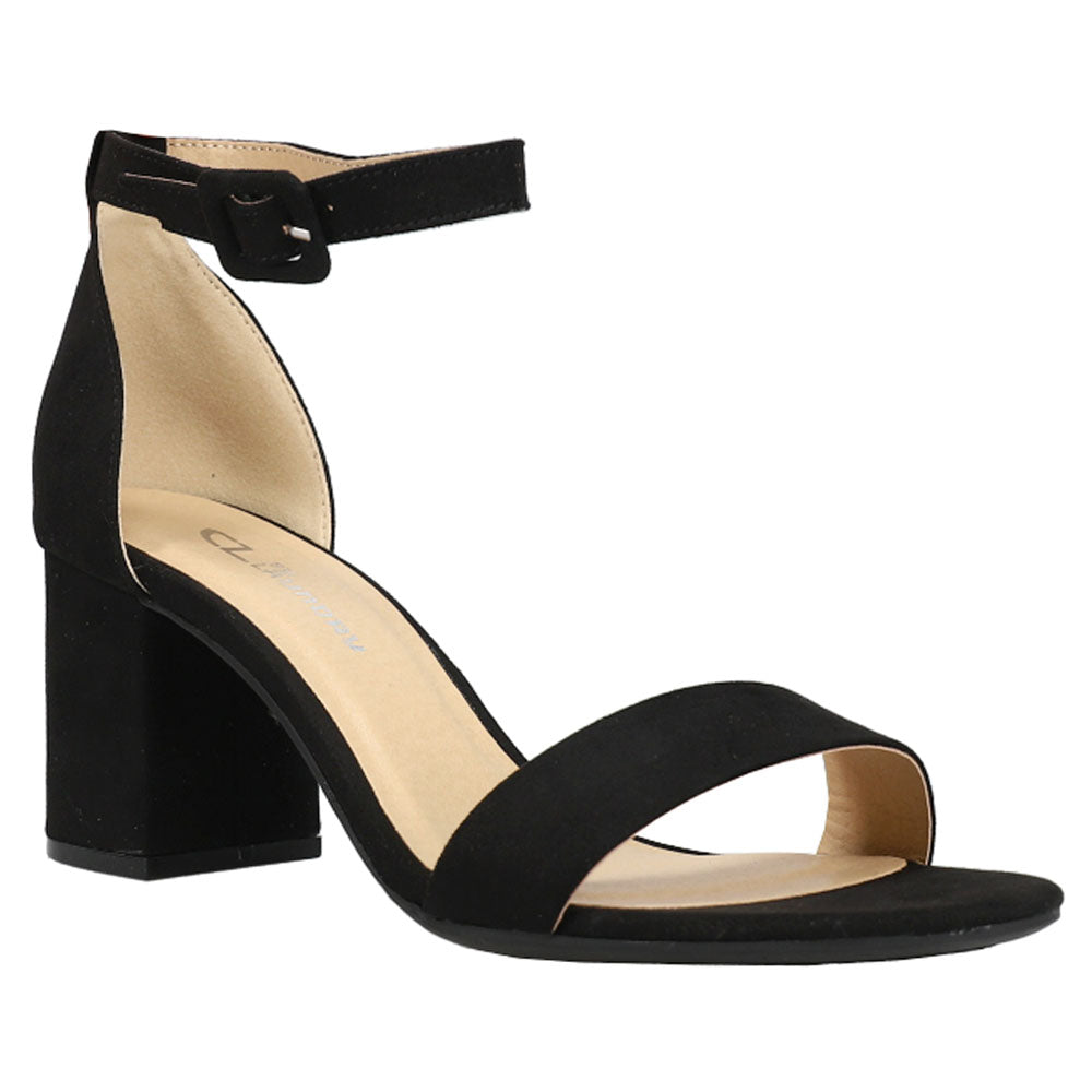 Jody Block Heel Ankle Strap Sandals