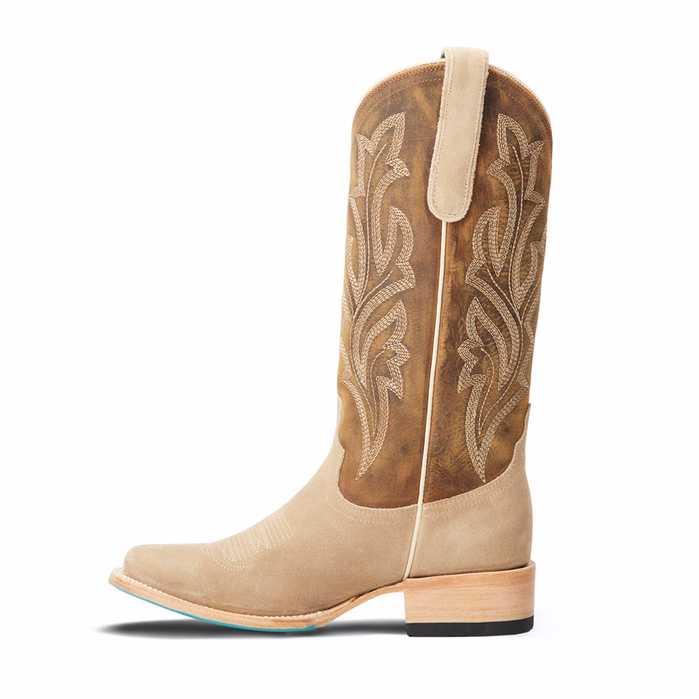 The Classic Embroidered Square Toe Cowboy Boots