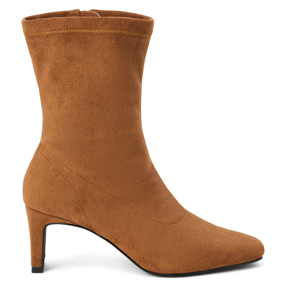 Loren Square Toe Zippered Boots