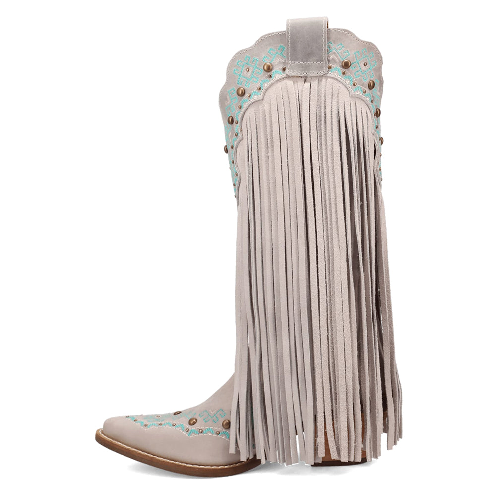 Tequila Fringe Southwest Sunrise Snip Toe Cowboy Boots