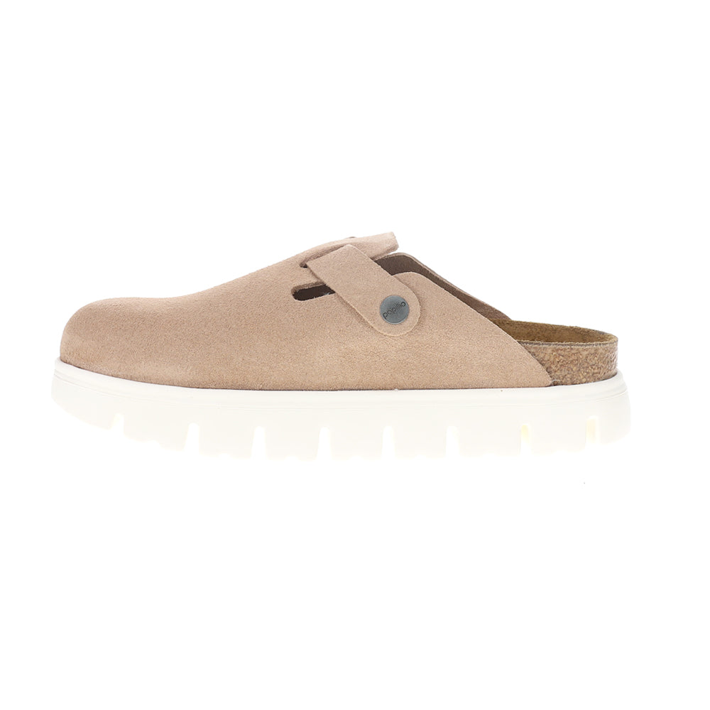 Boston Chunky Suede Footbed Clogs