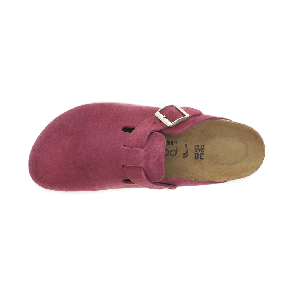 Boston Chunky Suede Footbed Clogs