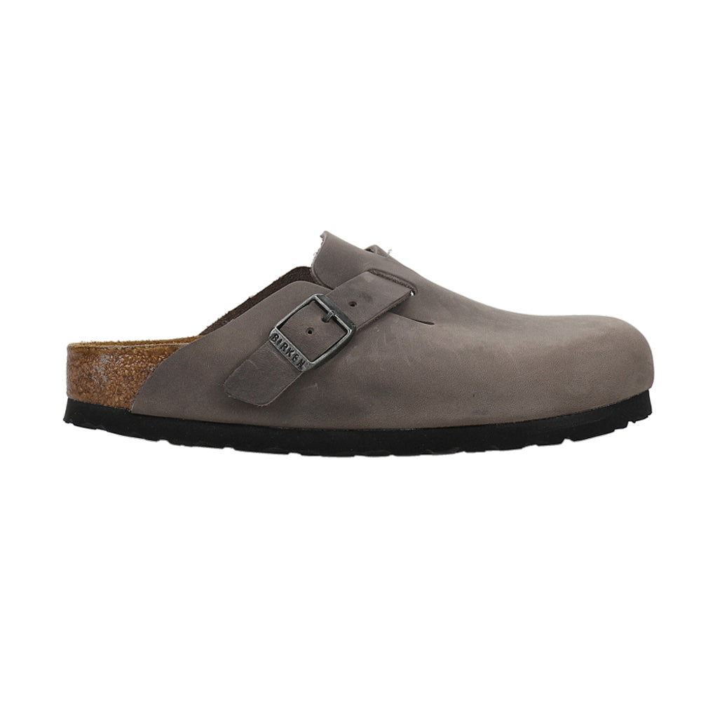 Boston Oiled Leather Footbed Clogs