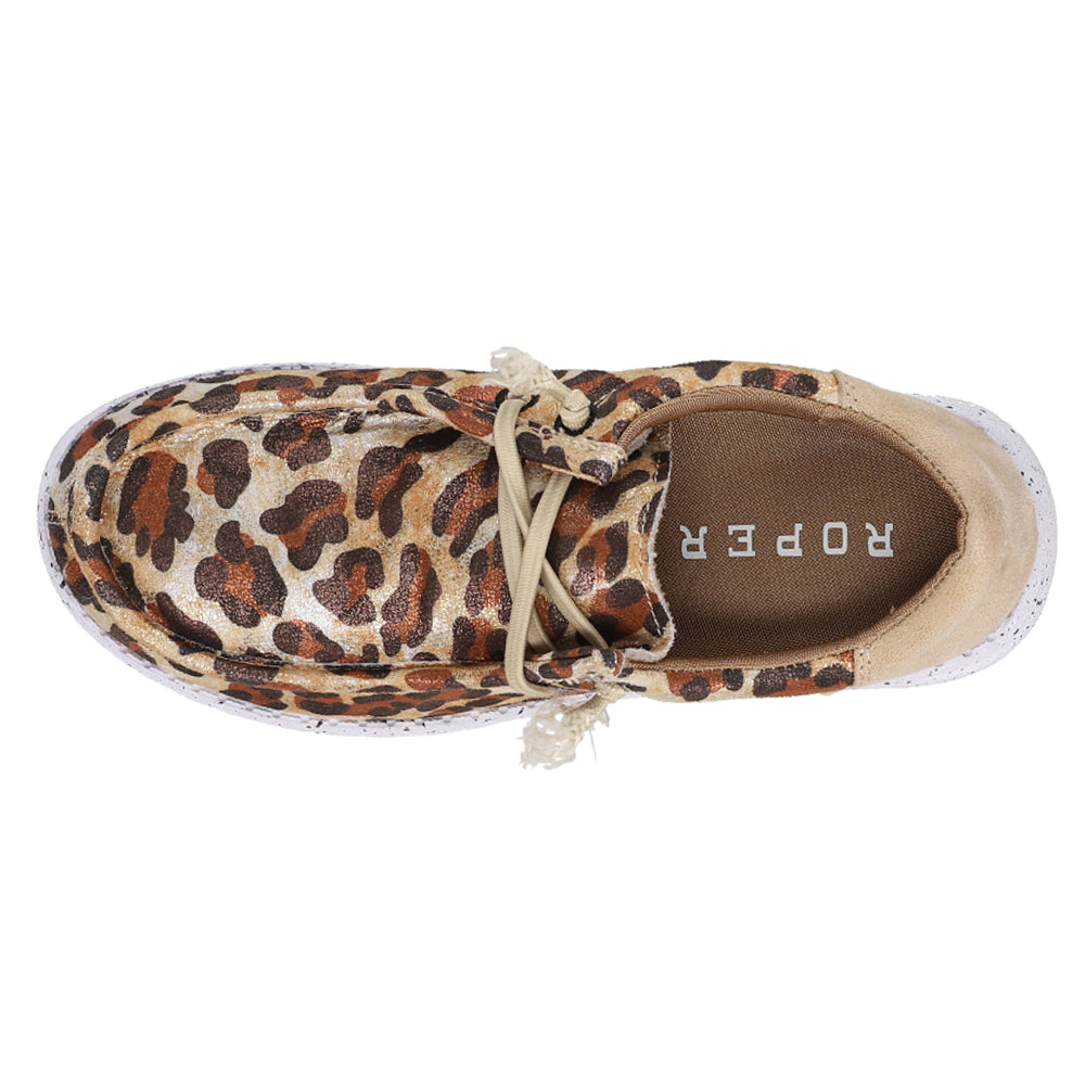 Hang Loose Leopard Slip On Casual Flats