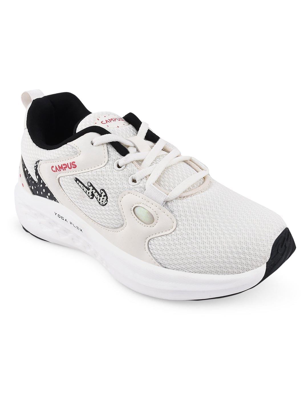 CAMP-GLITTER White Women's Sneakers